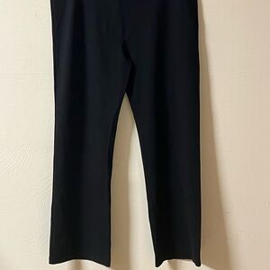 Betabrand Womens Dress Yoga Pants Black Boot Cut Classic Work Pull On Knit XXL